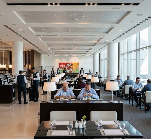 پذیرایی متنوع و لوکس