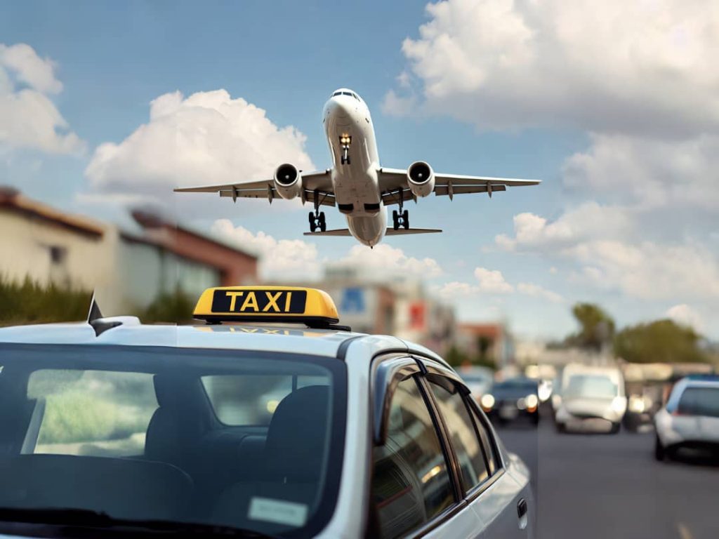 مقایسه تاکسی و هواپیما